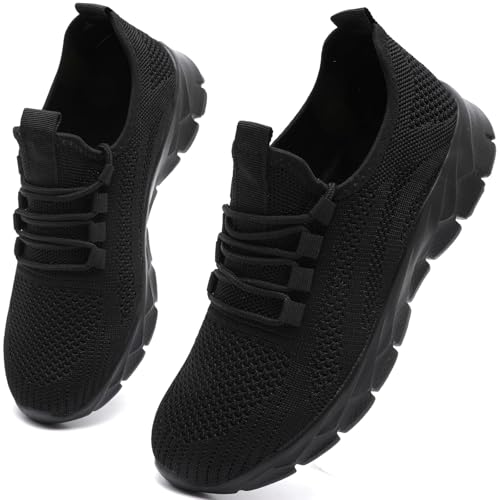 KTVHYW Sneaker Damen Schuhe Laufschuhe Turnschuhe Sportschuhe Tennisschuhe Fitnessschuhe Arbeitsschuhe Schwarz 41 von KTVHYW