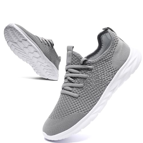 KTVHYW Turnschuhe Sportschuhe Damen Sneaker Leichte Laufschuhe Atmungsaktiv Sommer Schuhe Hallenschuhe Freizeitschuhe Running Tennis Walkingschuhe Straßenlaufschuhe Fitness Jogging Hellgrau 40 KTVHYW Turnschuhe Sportschuhe Damen Sneaker Leichte Laufschuhe Atmungsaktiv Sommer Schuhe Hallenschuhe Freizeitschuhe Running Tennis Walkingschuhe Straßenlaufschuhe Fitness Jogging Hellgrau 40 von KTVHYW