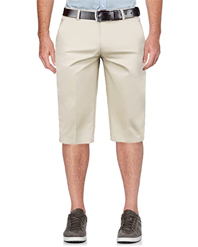 KTWOLEN Herren 3/4 Sommer Leinenhose Chino Shorts Bermuda Männer Casual Leinen-Shorts Kurze Hose ohne Guertel von KTWOLEN