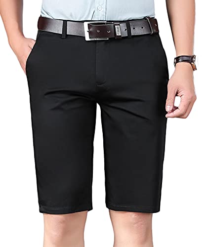 KTWOLEN Herren Business Shorts Slim Fit Sommer Chino Shorts Bermuda Kurze Hose Basic Freizeithose Kurze Jeanshose von KTWOLEN