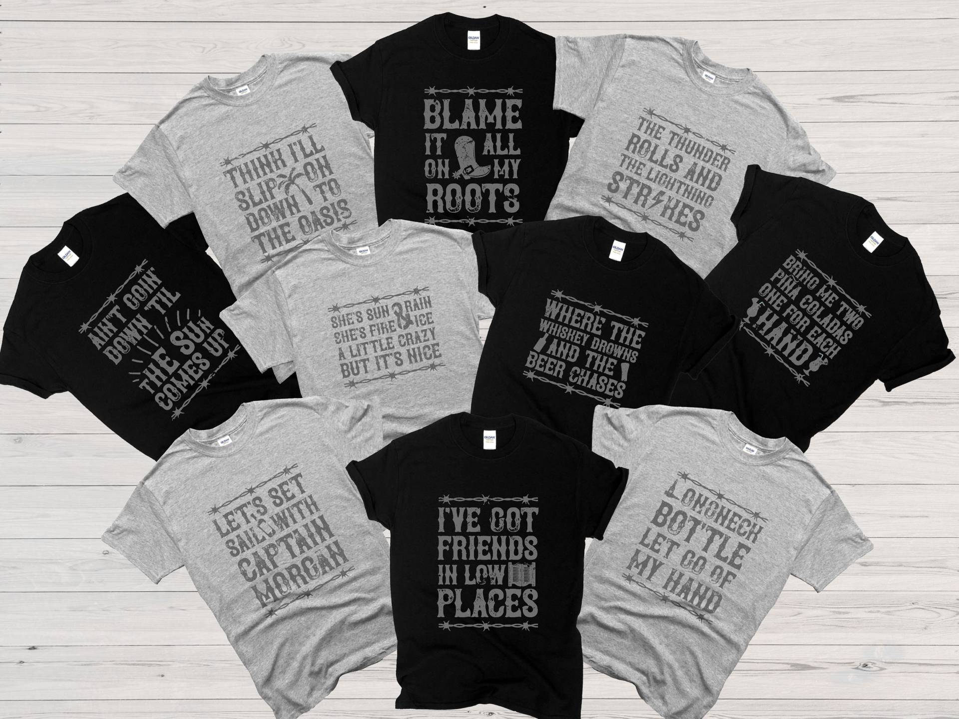 Passende Garth Brooks Shirts - Unisex Sizing 90Er Country Group Konzert T-Shirts Lyric Party Music Passende Garth Brooks Shirts - Unisex Sizing 90Er Country Group Konzert T-Shirts Lyric Party Music von KTownApparel