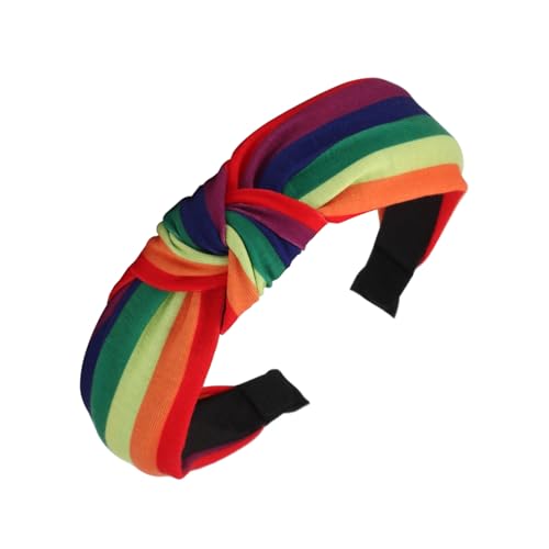 Buntes Haar Accessoires Stirnband Modisches Haarband LGBTQ Regenbogen Kopfschmuck Für Feiern Täglichen Gebrauch Bequemes Haarband von KUAIYIJU