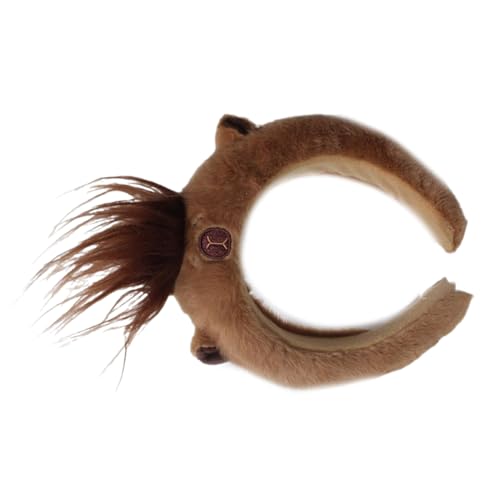 Entzückende Capybara-Kopfbedeckung, Abschlussball, Geburtstag, lustige Kopfbedeckung, Cartoon-Capybara, festliche Haar-Kopfbedeckung, Cartoon-Haarbänder von KUAIYIJU