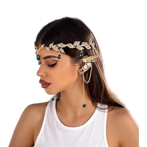 KUAIYIJU Multifunktionales Haarband und Ohrclip Set mit funkelnden Strasssteinen, modisches Haarteil, geeignet für einen modischen Look KUAIYIJU Multifunktionales Haarband und Ohrclip Set mit funkelnden Strasssteinen, modisches Haarteil, geeignet für einen modischen Look von KUAIYIJU