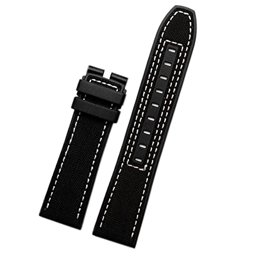 KUATBVL 22mm Leinwand Gummi -Uhr -Gurt -Männer Armband für Omega -Serie Soft Watchband Armband von KUATBVL