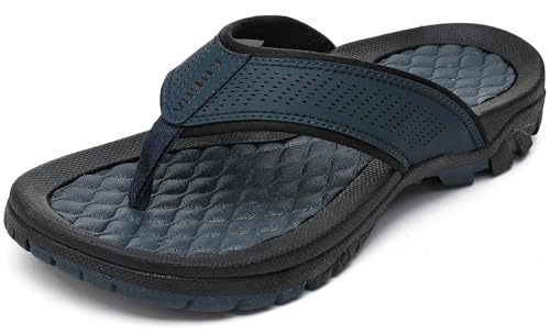 KUBUA Herren Strand Flip-Flops Wassersandalen Outdoor Athletic Thong Sandalen Hausschuhe, Blau, 48 EU KUBUA Herren Strand Flip-Flops Wassersandalen Outdoor Athletic Thong Sandalen Hausschuhe, Blau, 48 EU von KUBUA
