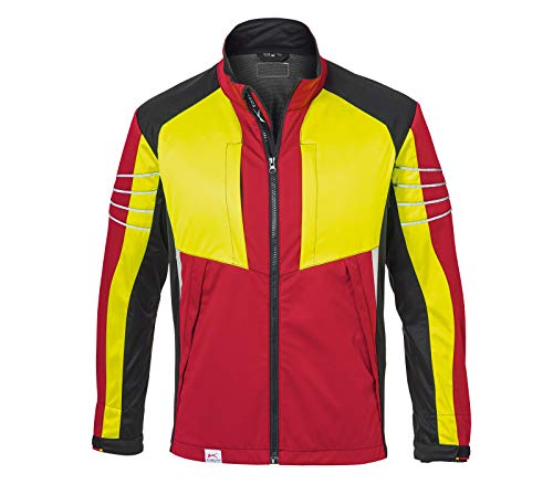 KÜBLER Forstjacke Ultrashell Pro, Farbe:rot/gelb, Größe:XXL von KÜBLER Workwear
