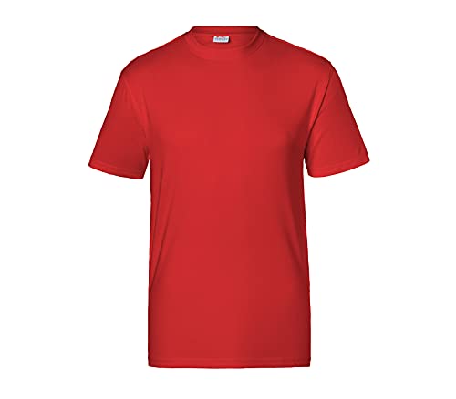 KÜBLER Workwear KÜBLER Arbeitsshirt rot, Größe 3XL, Herren-Arbeitsshirt aus Mischgewebe, elastisches Arbeitsshirt von KÜBLER Workwear