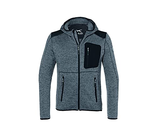 KÜBLER Workwear KÜBLER Weather Strickjacke grau, Größe XXL, Unisex-Strickjacke aus Mischgewebe, Funktionelle Strickjacke von KÜBLER Workwear