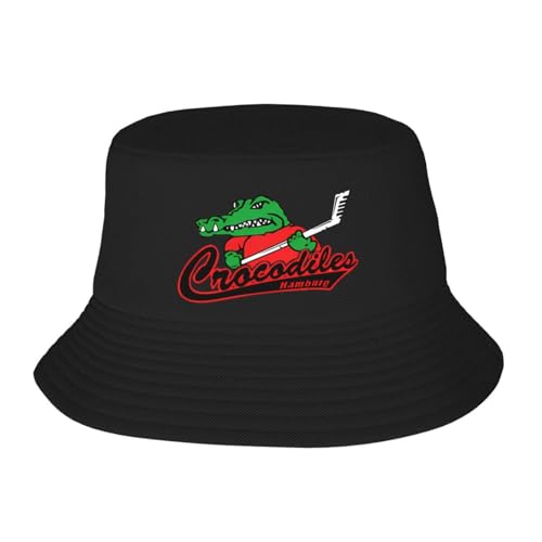 KUGEUII Atmungsaktive Unisex Baseballkappe Crocodiles Hamburg 2024 EIN Fischerhut für Erwachsene EIN Bucket Hat Outdoor Geschenke von KUGEUII