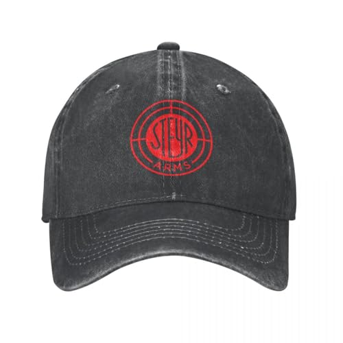 KUGEUII Atmungsaktive Unisex Baseballkappe Steyr Arms 2024 Modische Baseballkappe Baumwollmütze verstellbare Mütze Universal Casual Cap Trucker Hat Geschenke von KUGEUII