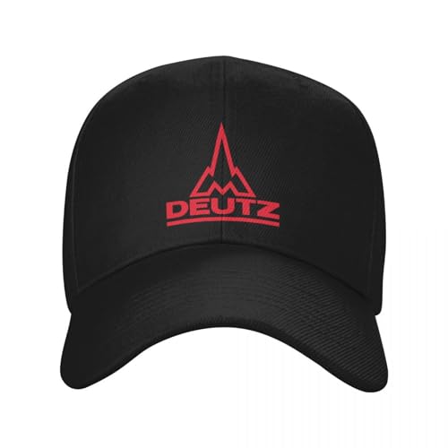 KUGEUII Atmungsaktive Unisex Baseballkappe aus Baumwolle Deutz Fahr Traktor lustige Baseball Männer Polyester Hüte verstellbare Mütze modische Freizeitmütze LKW Fahrer Hut Geschenk von KUGEUII