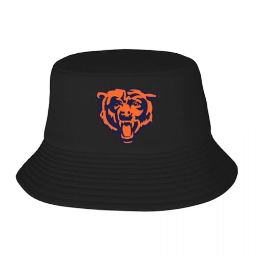 KUGEUII Atmungsaktive Unisex-Baseballkappe aus Reiner Baumwolle Chicago Bear 2024 EIN Fischerhut für Erwachsene EIN Eimerhut als Geschenk von KUGEUII