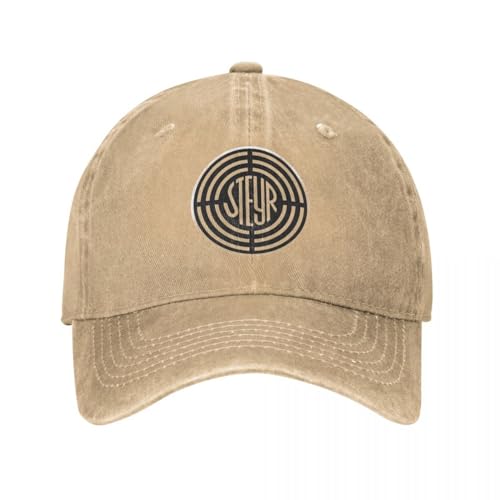 KUGEUII Neutral Freizeit Sport Steyrs Beliebtes Logo Washed Baseball Cap Unisex Trucker Hat Casual College Snapback Geschenkidee Ganze Mode von KUGEUII