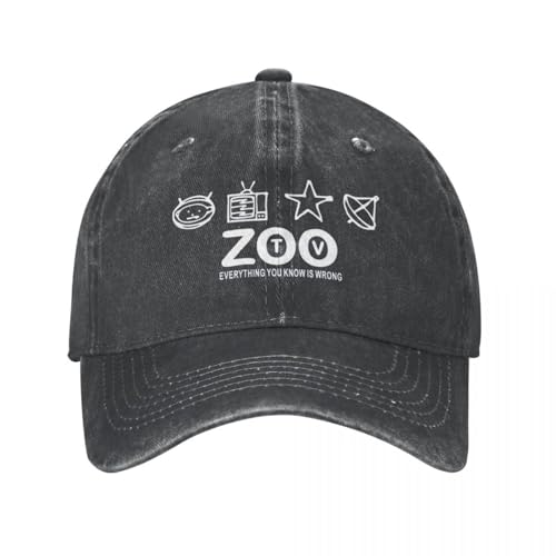 KUGEUII Neutrale Freizeitsportart U2 Washed Baseball Cap Herren Damen Hochwertiges Design Mütze Wandern Angeln Zoo TV Mode KUGEUII Neutrale Freizeitsportart U2 Washed Baseball Cap Herren Damen Hochwertiges Design Mütze Wandern Angeln Zoo TV Mode von KUGEUII