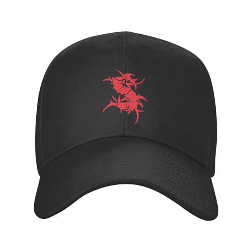 Lässige Outdoor Unisex Baseballkappe Sepultura Punk Rock 2024 Mode Baseball Männer Polyester Hüte Verstellbare Mütze Universal Casual Cap Truck Driver Hat Geschenke von KUGEUII
