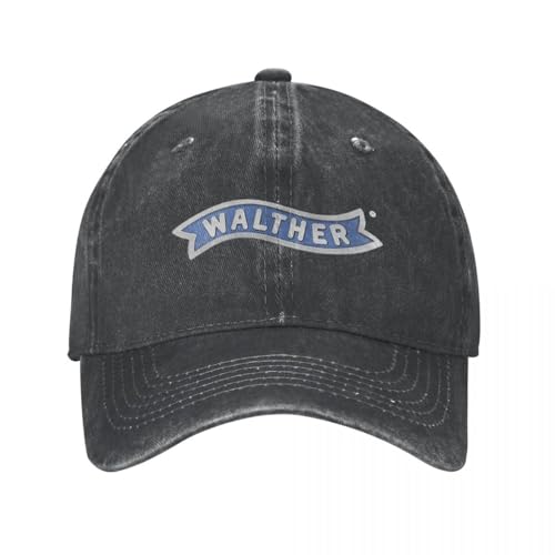 Neutral Freizeit Sport Walther Arms Baseball Cap Herren Damen Logo Hippie Mütze Verstellbar Washed Hip Hop Fashion Print Fashion von KUGEUII