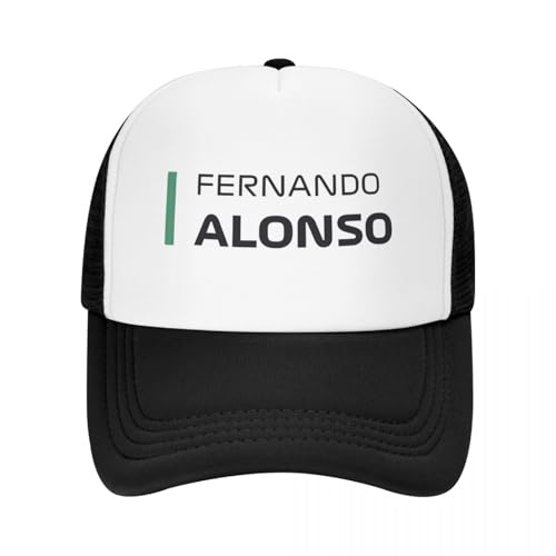 Unisex Fernando Alonso Brasilien Mütze Mode Casual Mesh Baseballmützen Verstellbarer Hut Hip Hop Sommer Unisex Baseball Hüte Polychromatisch Festival Geschenke von KUGEUII