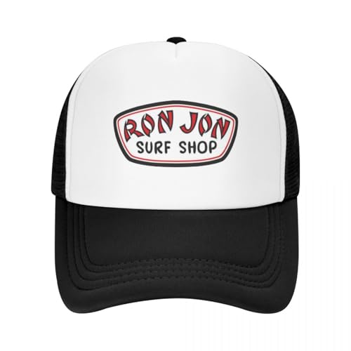 Unisex Ron Jon Surf Shop Kappe Mode Casual Mesh Baseballmützen Verstellbarer Hut Hip Hop Sommer Unisex Baseballmützen Polychromatisch Festival Geschenke von KUGEUII