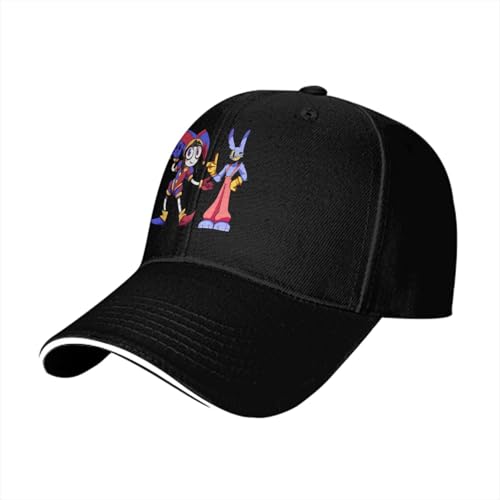 Unisex The Amazing Digital Circus Multicolor Hut Spitz Herren Kappe Pomni Personalisierte Visier Schutz Hüte Geschenke von KUGEUII