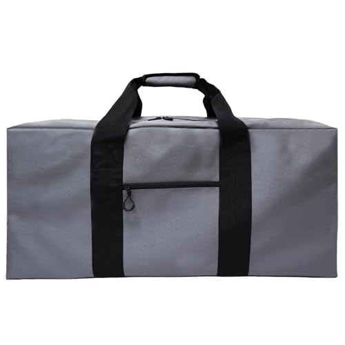 Reisetasche für Herren und Damen, faltbar, groß, GRAU, 150L von KUI WAN