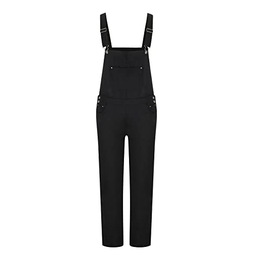 KUIH Mode Herren Jeans, Latzhose Slim Fit Lang Hose Denim Jumpsuit Vintage Overall Workwear Männer Cargohose Jogginghose Trainingshose Freizeithose Loose mit Löcher für Männer von KUIH