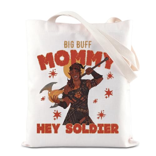 KUIYAI BG3 Tragetasche Karlach inspiriertes Geschenk Karlach Merch Henkeltasche BG3 RPG Gamer Geschenk Big Buff Mommy Hey Soldat Geschenk, Bigbufftotes, 14.9 x 13.7 x 10.6 inches KUIYAI BG3 Tragetasche Karlach inspiriertes Geschenk Karlach Merch Henkeltasche BG3 RPG Gamer Geschenk Big Buff Mommy Hey Soldat Geschenk, Bigbufftotes, 14.9 x 13.7 x 10.6 inches von KUIYAI