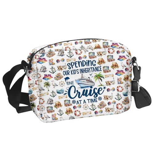KUIYAI Cruising-Geschenk, Familienkreuzfahrt-Geschenk, eine Kreuzfahrt nach dem anderen, passende Cruise Squad Crossbody-Tasche, Cruise at Timedjuk, modisch von KUIYAI