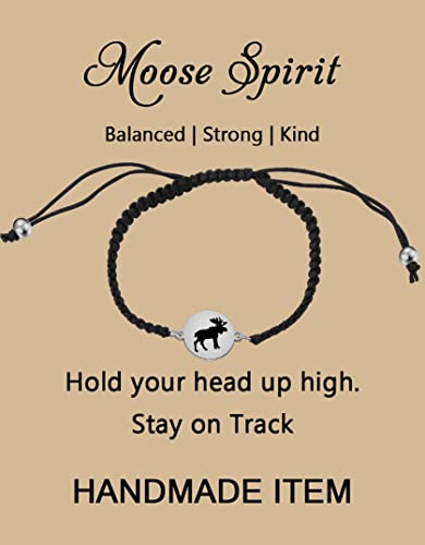 KUIYAI Elch Geschenk Elch Spirit Balanced Strong Kind Moose Schmuck Inspirierendes Geschenk Elch Liebhaber Geschenk, 1.5 von KUIYAI