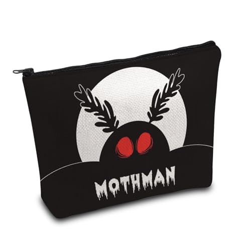 KUIYAI Mothman Geschenk Mothman Zipper Pouch Cryptid Kosmetiktasche für Frauen Mothman Liebhaber Geschenk, Mothmanuk, modisch von KUIYAI