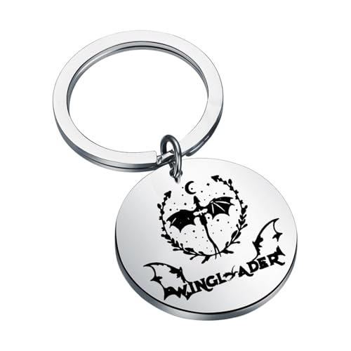KUIYAI Novel Merchandise Gift Fourth Wings Inspired Gift TOG Gift Dragon Rider Gift Wingleader Manon Keychain Gift For Reader, Wingleader Ks von KUIYAI