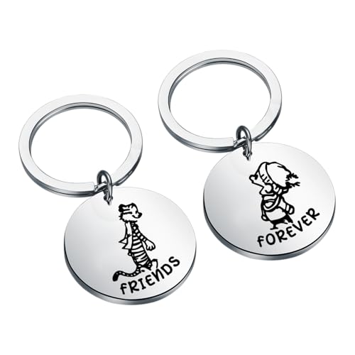 KUIYAI Schlüsselanhänger für beste Freunde, Freundschaft, passendes Geschenk für Freunde, Langstrecken-Freundschaftsgeschenk, Friendforeveruk, S von KUIYAI