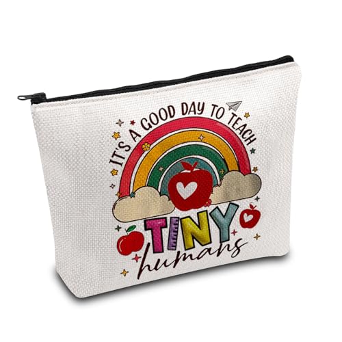 KUIYAI Tiny Humans Tamer Geschenktasche für Lehrer mit Aufschrift "It's A Good Day to Teach Tiny Humans", Organizer-Tasche für Lehrer, Teach Tiny Humanuk, modisch von KUIYAI