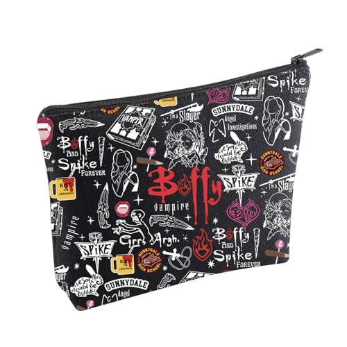 Vampir-Merchandise-inspirierte Tragetasche, Vampir-Liebhaber, Umhängetasche, 90er-Jahre-TV-Show-Geschenk, Vampir-Figuren-Geschenk, BuffyMupBlk, Handtasche von KUIYAI