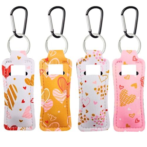 KUKEANVO Chapstick Holder Keychain Lipgloss or Lipstick Cute Lip Balm Keychain Holder with Clip KUKEANVO Chapstick Holder Keychain Lipgloss or Lipstick Cute Lip Balm Keychain Holder with Clip von KUKEANVO