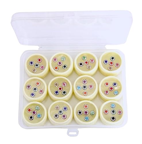 KULIA® Damen-Bindi runde Steinaufkleber Stirn-Tikka Designer-Bindi-Tattoo-Aufkleber Hochzeits-Tikka Bindi-Gesichtssteine Stirn-Tikka Vogel-Modeaccessoires Bollywood-Part-Mix Bindi-Gesichtsjuwelen von KULIA