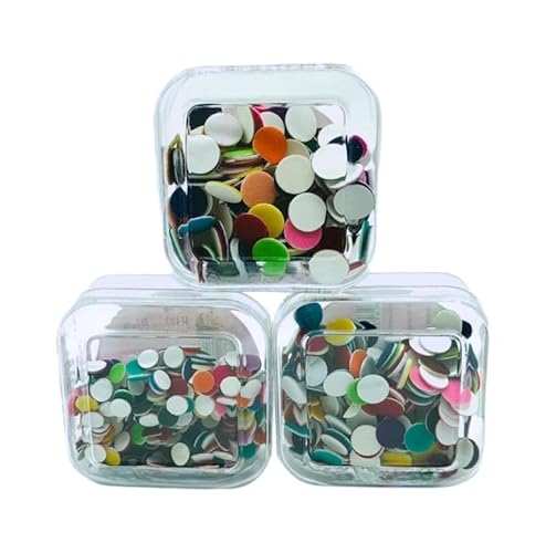 KULIA® Schwarze Bindi-Tattoo-Aufkleber Hochzeits-Tikka 3er-Set Bindi für Damen Schönheitsprodukte Gesichtsschmuck Bollywood-Braut-Bindi runde Punkte Stirn-Tikka Modeschmuck Gesichtsschmuck. von KULIA