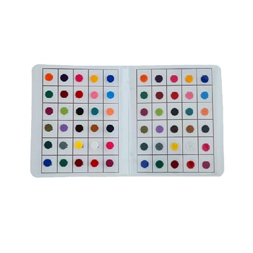 KULIA 6 Packungen Runde Bindi Tattoos Sticker Mehrfarbige Punkte Stirn Tikka Braut Bindi Bollywood Party Mix Größe Stirn Runde Bindi Modeschmuck Gesichtsschmuck von KULIA