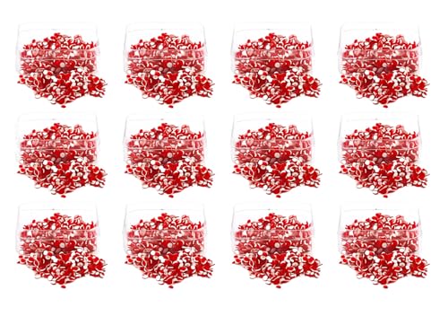 KULIA Runde Bindi-Tattoos Sticker für die Stirn Damen-Tikka 8 rote Bindi-Boxen Braut-Sticker Bollywood-Party kleines rotes Bindi-Set Hochzeits-Tikka Gesichtsschmuck Modeschmuck von KULIA