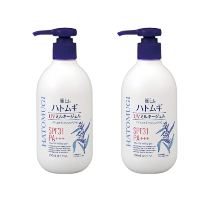 KUMANO COSME - Reihaku Hatomugi UV Milky Gel SPF31 PA+++ - 250g (2ea) Set von KUMANO COSME
