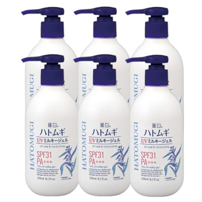 KUMANO COSME - Reihaku Hatomugi UV Milky Gel SPF31 PA+++ - 250g (6ea) Set von KUMANO COSME