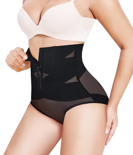 KUMAYES Damen Shapewear Bauchweg Unterhose Hoher Taille Nahtlose Miederhose Unterwäsche Bauchkontrolle Miederslip Figurformende Body Shaper für Frauen von KUMAYES