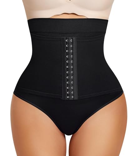 KUMAYES Shapewear Damen Bauchweg Unterhose, Hohe Taille Nahtlos Stark Formend Miederhose Damen Bauchweg Tanga Body Shaper für Frauen von KUMAYES