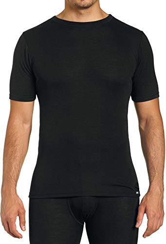 KUMPF Herren Shirt, Rundhals, 1/2 Arm, Feinripp, Wolle/Seide Mischung, Made in Europe, Größe:2XL, Farbe:schwarz KUMPF Herren Shirt, Rundhals, 1/2 Arm, Feinripp, Wolle/Seide Mischung, Made in Europe, Größe:2XL, Farbe:schwarz von KUMPF BODY FASHION