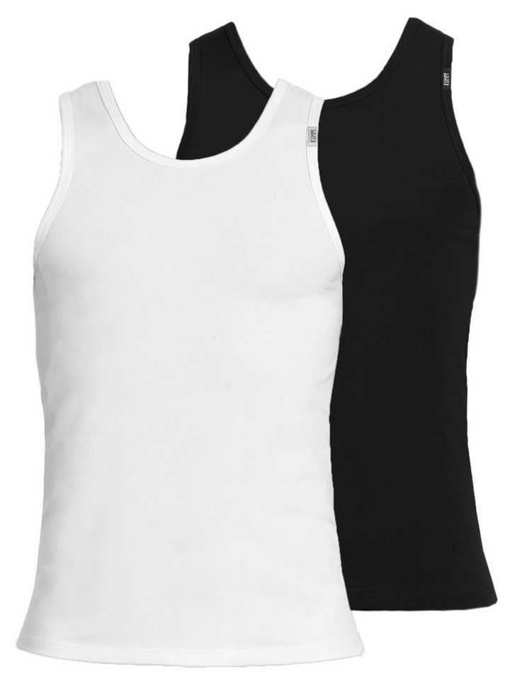 KUMPF Achselhemd 2er Sparpack Herren Unterhemd Bio Cotton (Spar-Set, 2-St) hohe Markenqualität von KUMPF