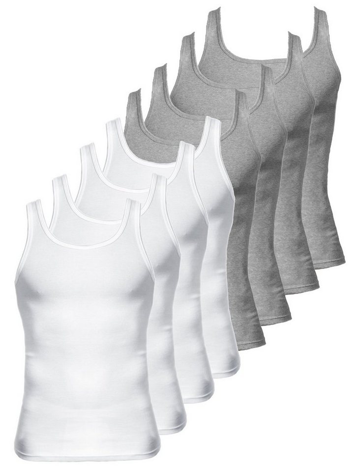 KUMPF Achselhemd 8er Sparpack Herren Unterhemd Bio Cotton (Spar-Set, 8-St) - von KUMPF