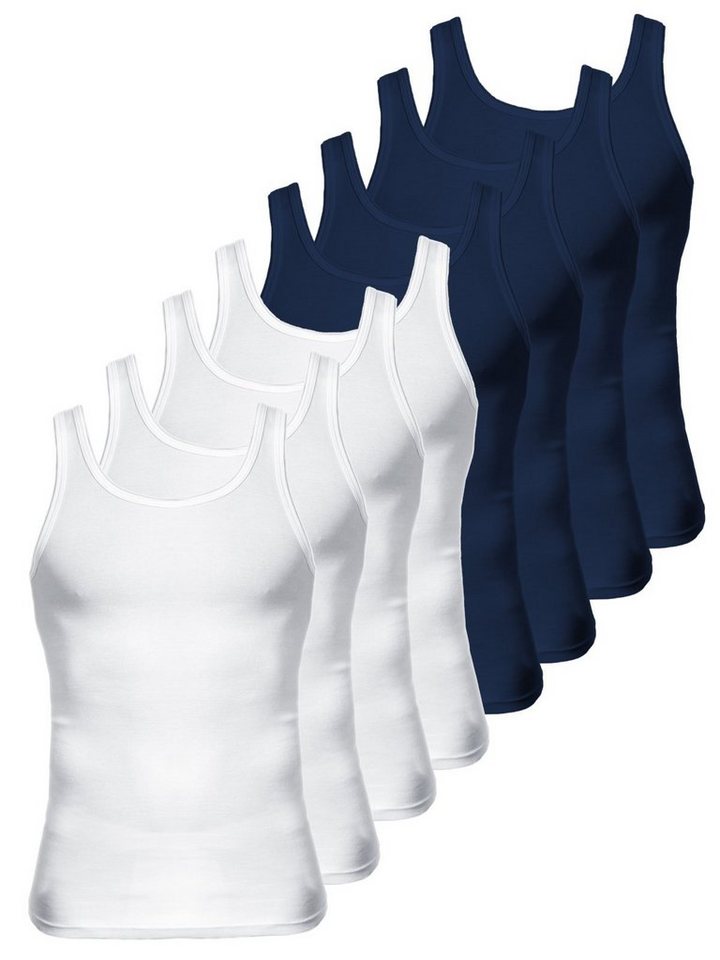 KUMPF Achselhemd 8er Sparpack Herren Unterhemd Bio Cotton (Spar-Set, 8-St) - von KUMPF