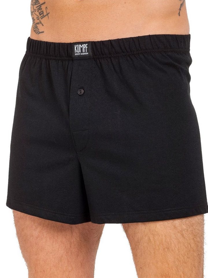 KUMPF Boxershorts Herren Boxershorts Bio Cotton (Stück, 1-St) hohe Markenqualität von KUMPF