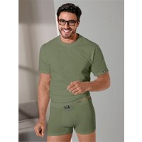 Witt Weiden Herren Shirt weiß + khaki von Kumpf