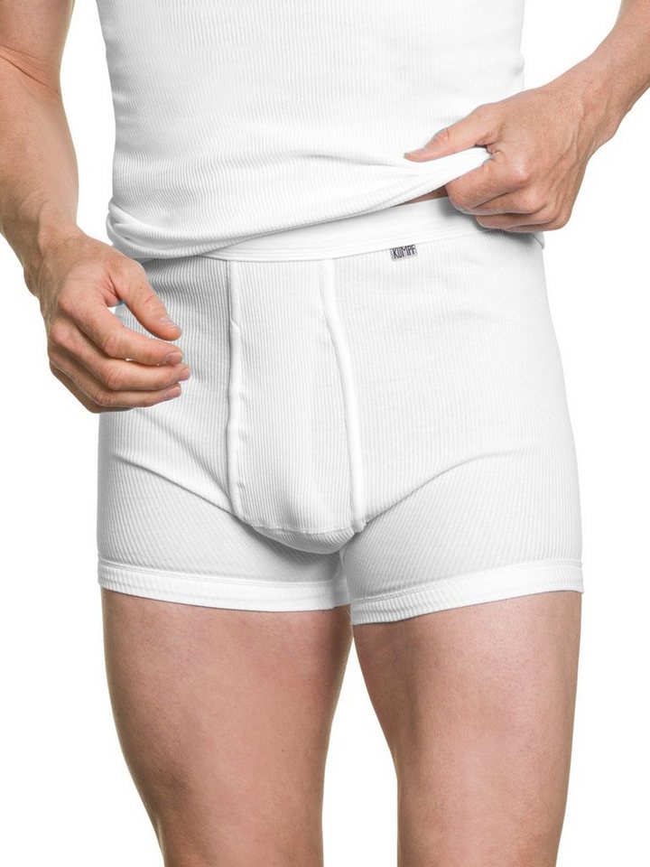 KUMPF Retro Pants Herren Short mit Eingriff Doppelripp (Stück, 1-St) mit eingriff von KUMPF